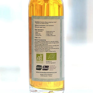 Organic Rosehip Seed Oil, Cold Pressed, Pure, 50 mL