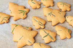 Rosemary Shortbread Cookies Recipe: How to Use That Rosemary Christmas Tree on the Counter | Cookies | 30Seconds Food
