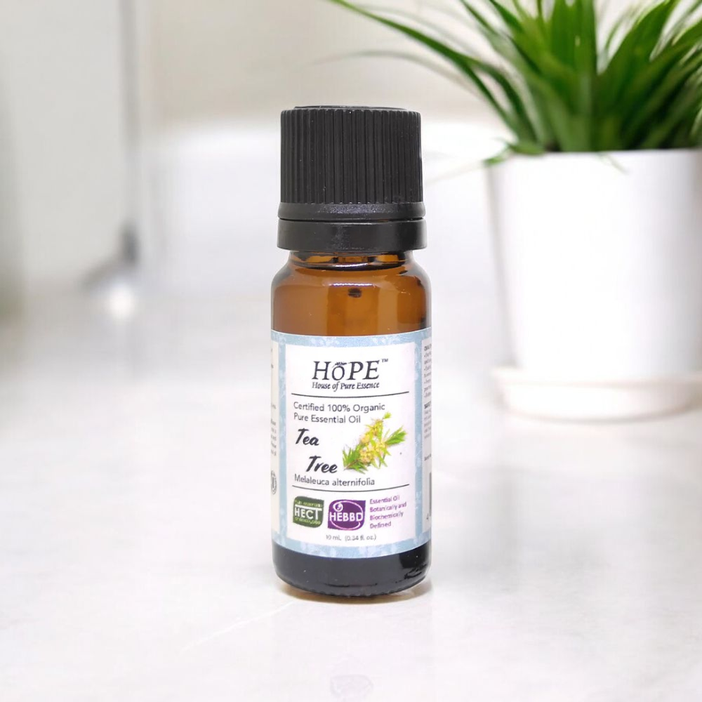 100% Organic Tea Tree Essential Oil, Pure, 10 mL