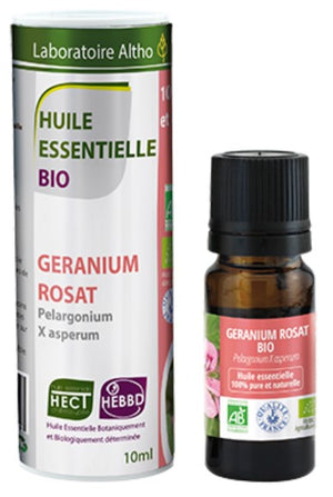 100% Organic Geranium Rosat (Pelargonium Asperum) Essential Oil