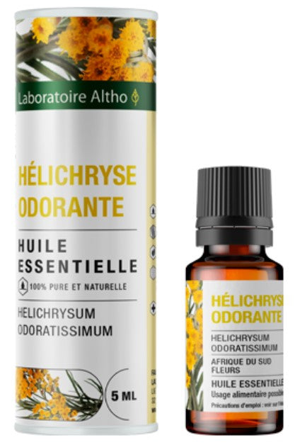 100% Organic HÉLICHRYSE ODORANTE (Helichrysum odoratissimum) Essential Oil, 5ml