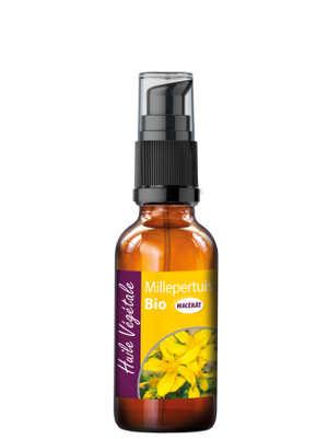 100% Organic St. John's wort oil (macerate in organic olive oil)