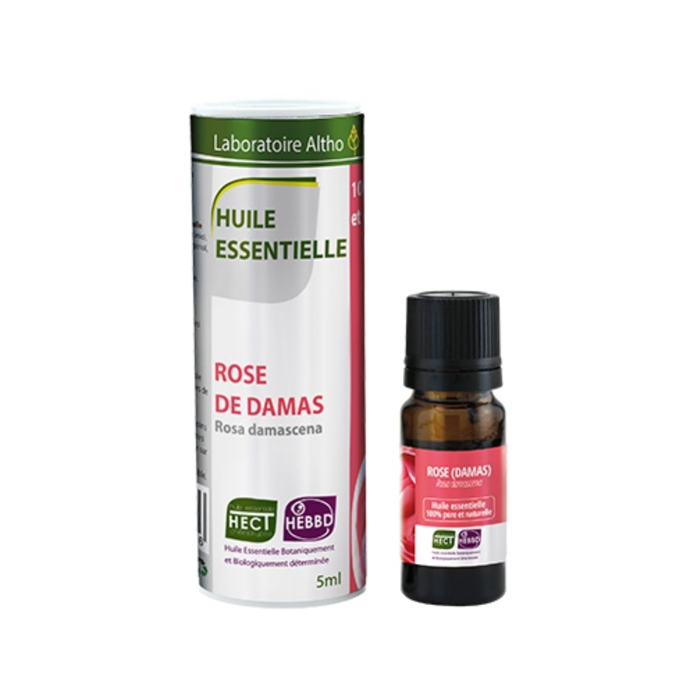 100% Organic Damask Rose (Rosa damascena) Essential Oil