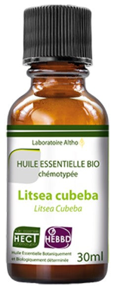 100% Organic Lemon Litsea (Litsea cubeba) Essential Oil
