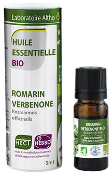 100% Organic Rosemary Verbenone Essential (Rosmarinus officinalis) Oil, 5ml