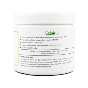 Gelair™ Tub - Tea Tree Oil for Bathrooms, Toilets, Wardrobe - House of Pure Essence