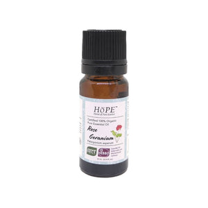 100% Organic Geranium Essential Oil, Pure 10 mL