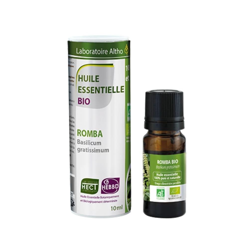 100% Oragnic Romba (Basil gratissimum) Essential Oil,10 mL