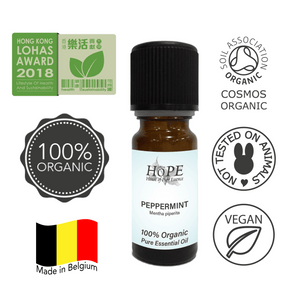 100% Organic Peppermint Essential Oil, Pure, 10 mL