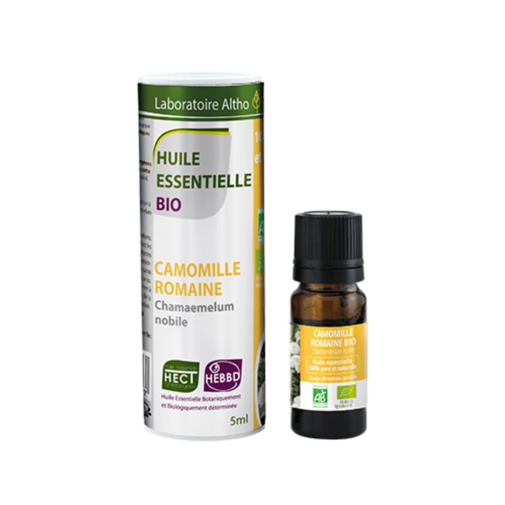 100% Organic Roman Chamomile (Chamaemelum nobile) Essential Oil, 5 mL